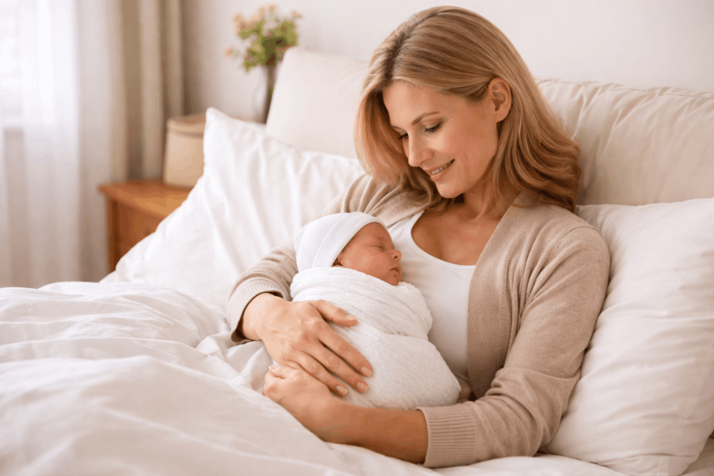 Wochenbett nach der Geburt