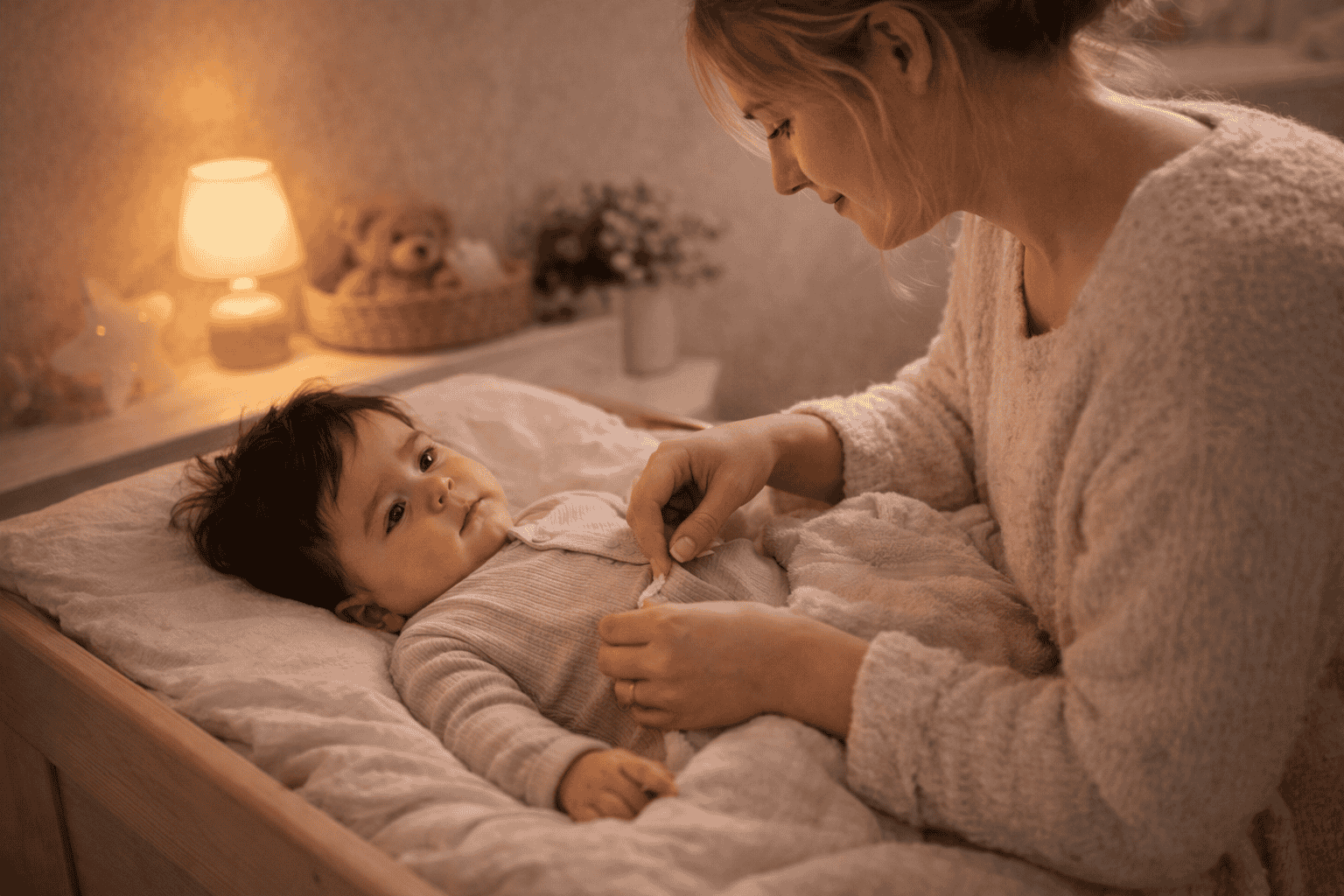 Abendroutine Baby