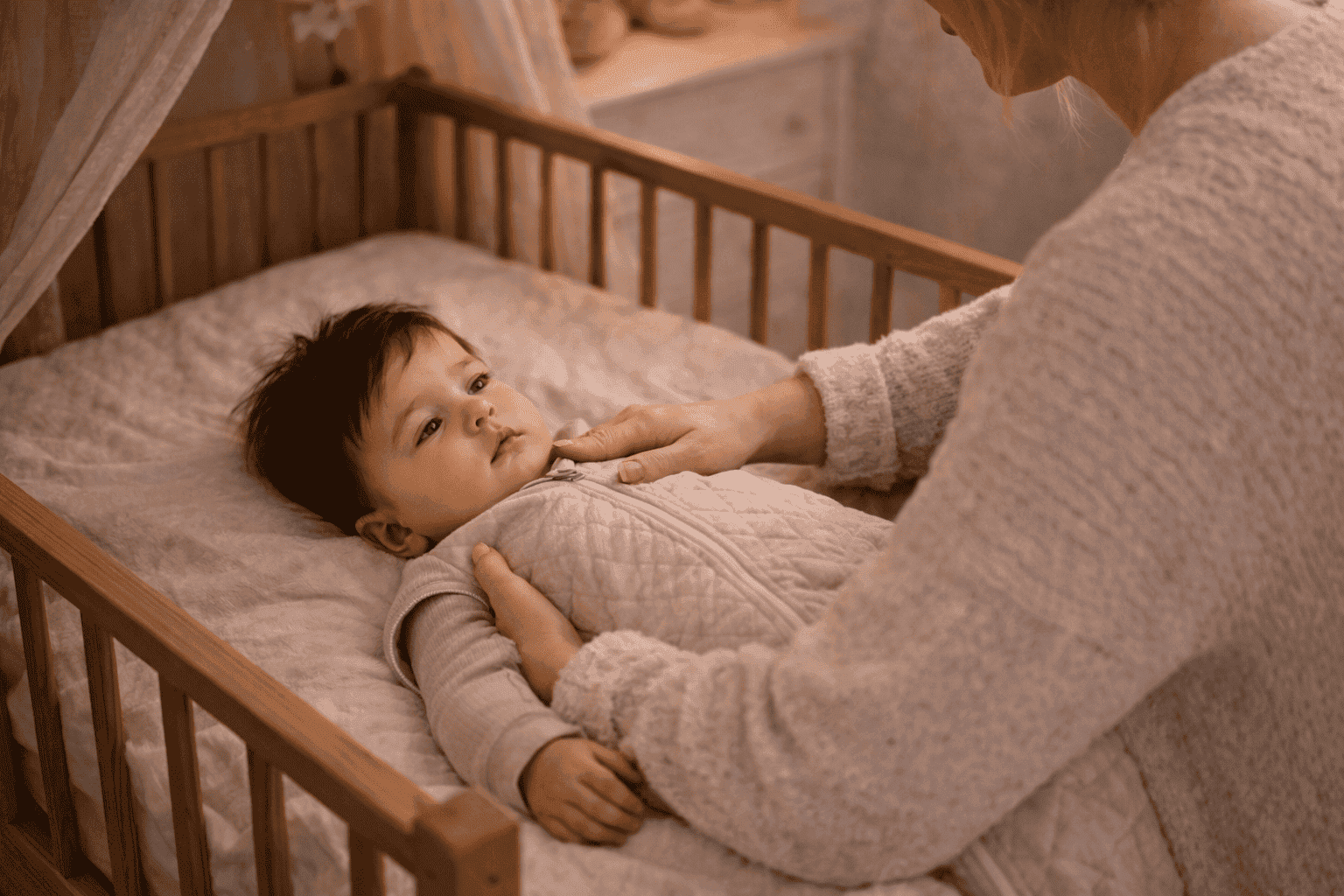 Baby wacht direkt beim ablegen wieder auf