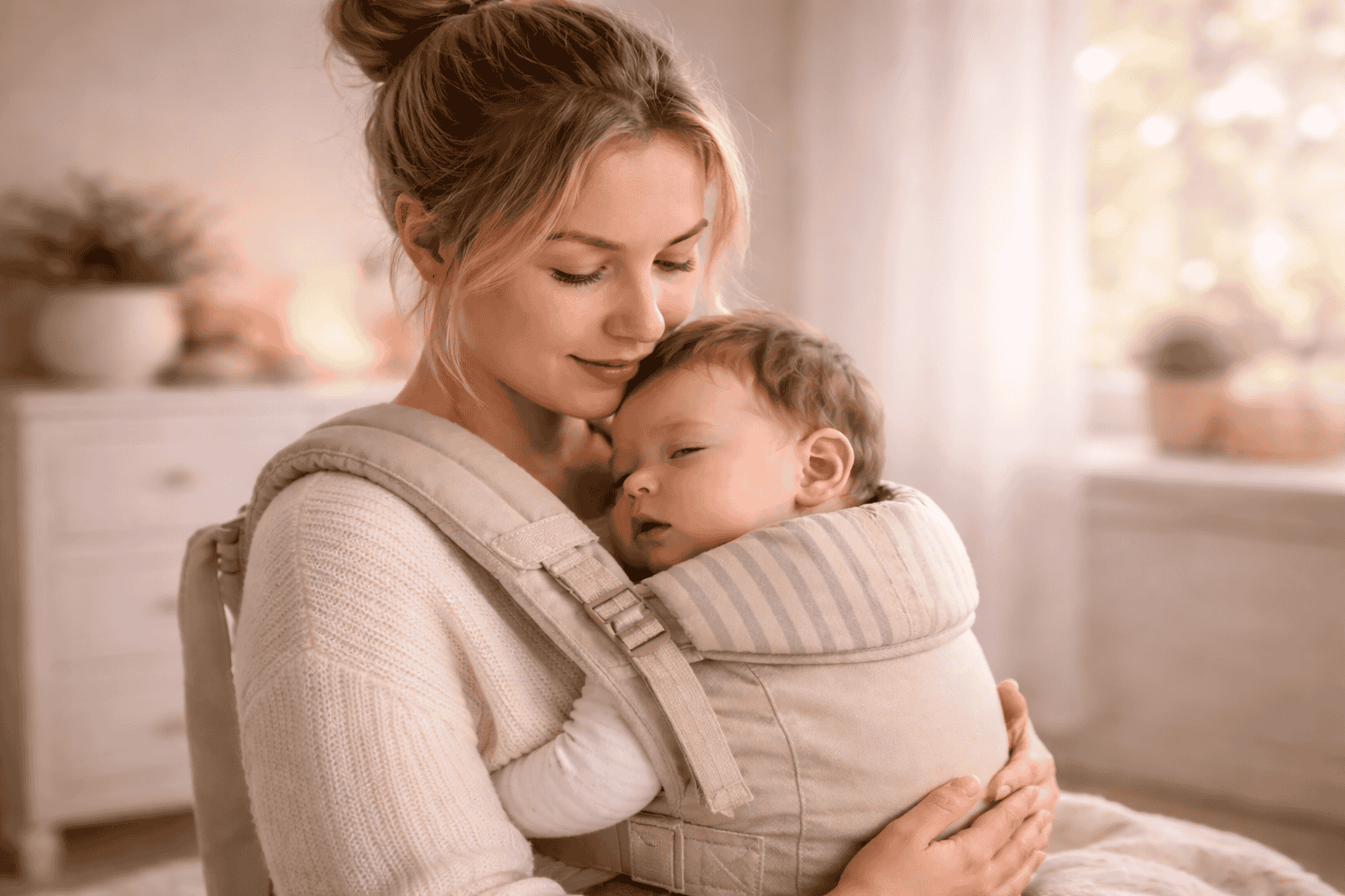 Babytrage schlafen